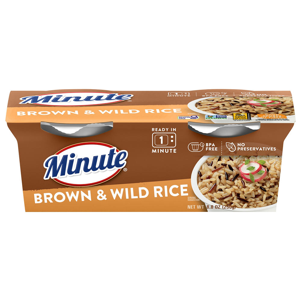 Minute Ready to Serve Brown & Wild Rice, 2 ct