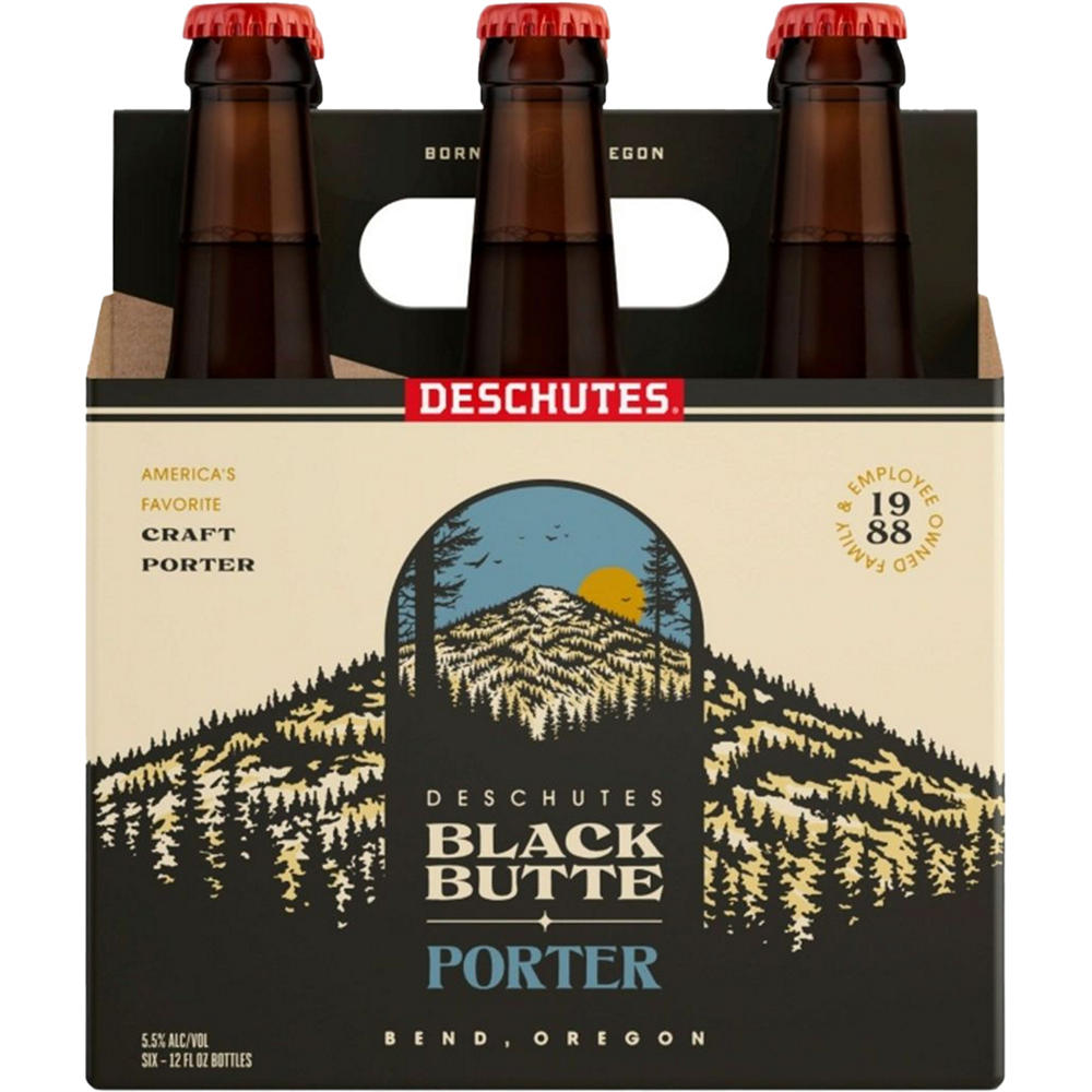 Deschutes Black Butte Porter Craft Beer 6 pk Bottles, 12 oz