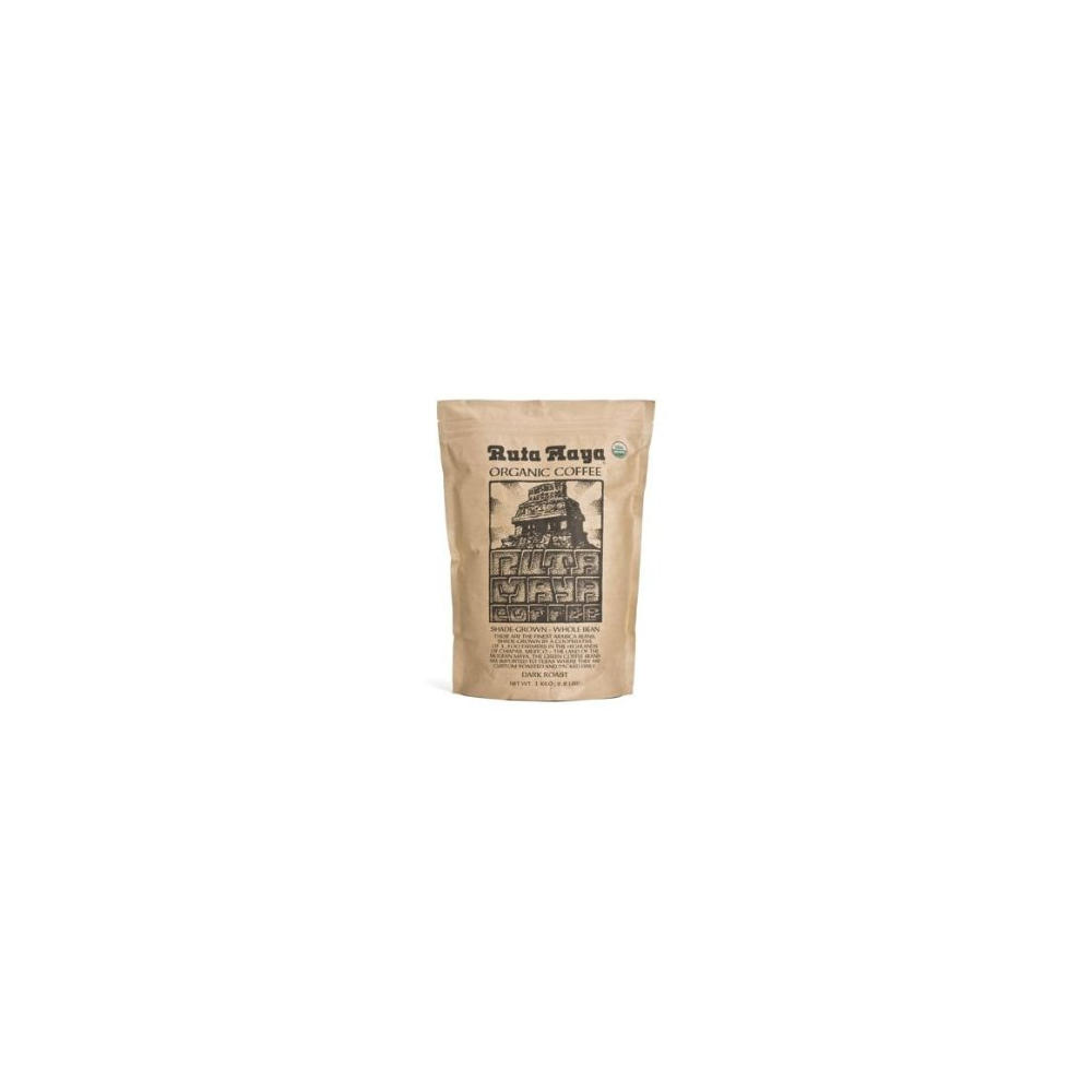 Ruta Maya Organic Dark Roast Whole Bean Coffee, 2.2 lb