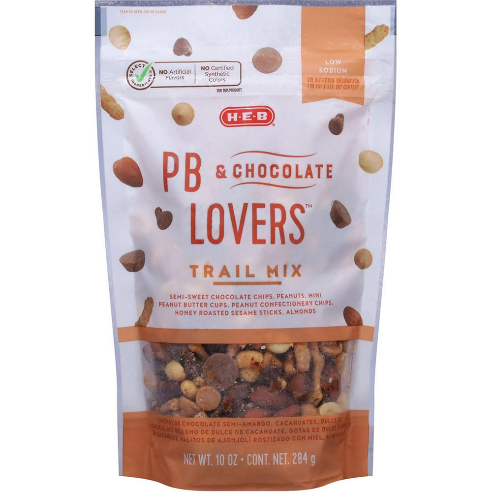 H-E-B PB & Chocolate Lovers Trail Mix, 10 oz