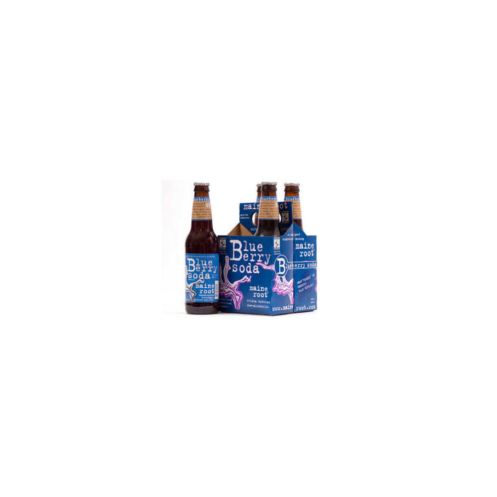 Maine Root Blueberry Soda, Bottles, 4 pk 12 fl oz ea