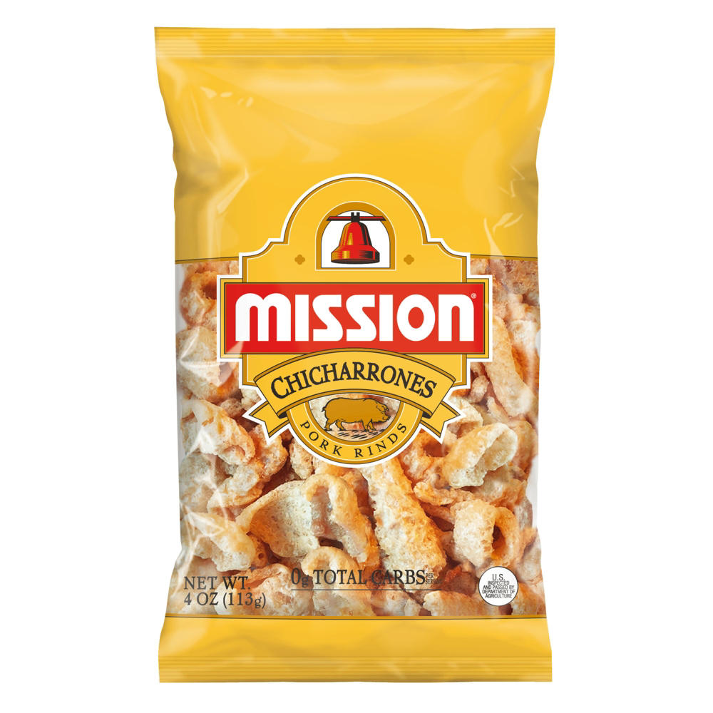 Mission Chicharrones Pork Rinds - Original Flavor, 4 oz