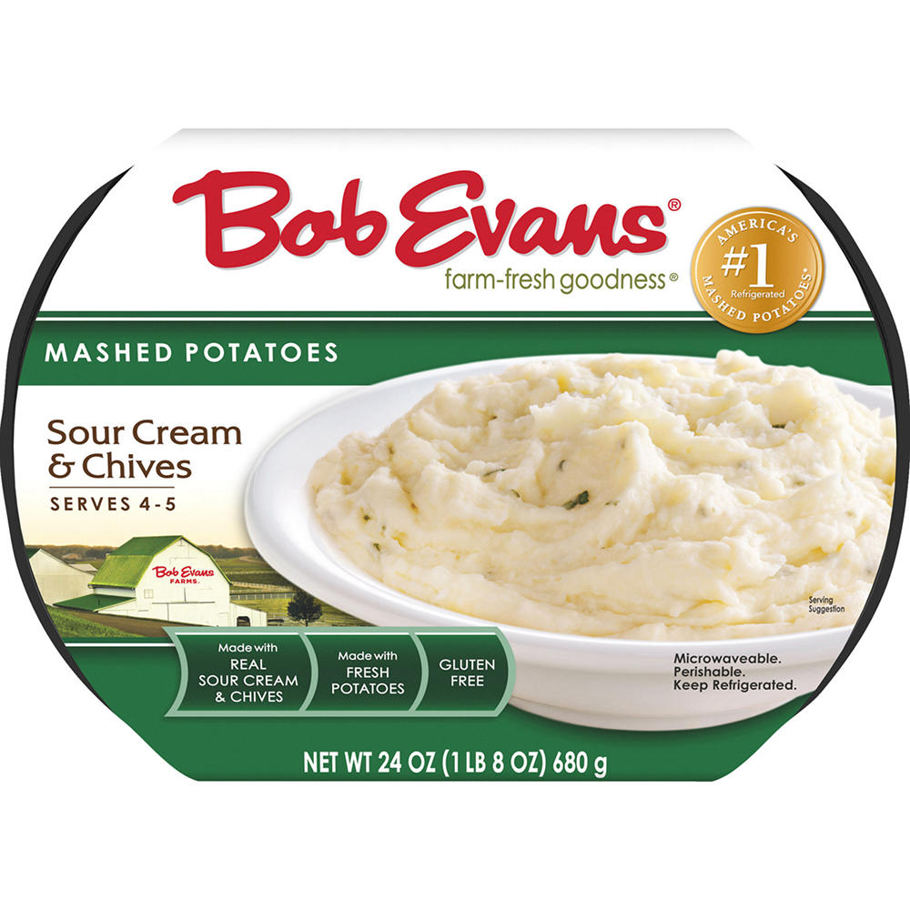 Bob Evans Sour Cream & Chives Mashed Potatoes, 24 oz