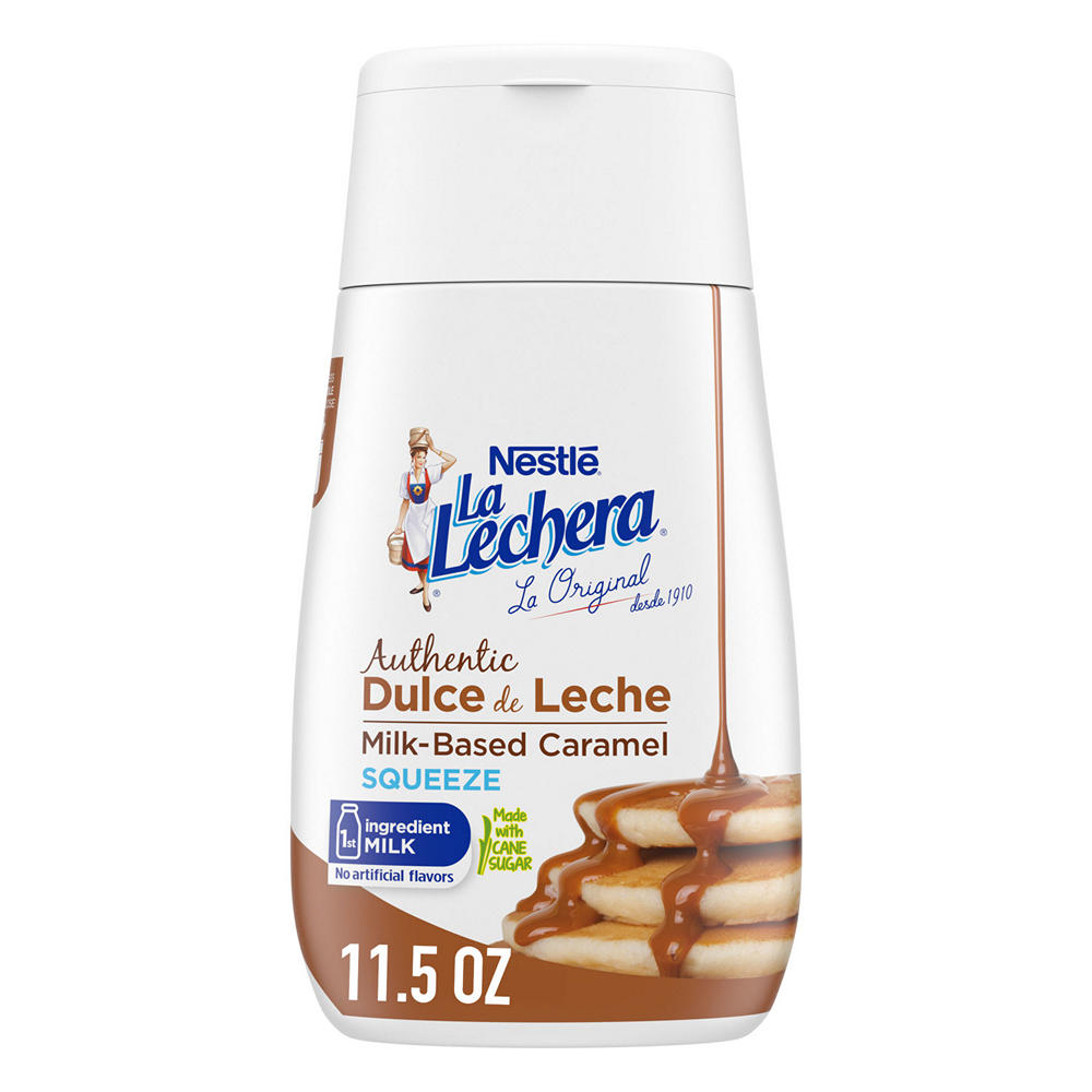 Nestle La Lechera Squeezable Dulce de Leche Milk Based Caramel Sauce, 11.5 oz