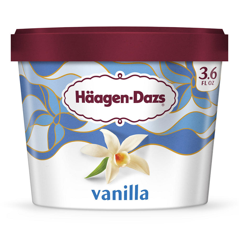 Häagen-Dazs Vanilla Ice Cream Cup, 3.6 oz