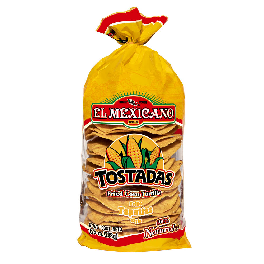El Mexicano Tostadas Fried Corn Tortillas, 10.5 oz