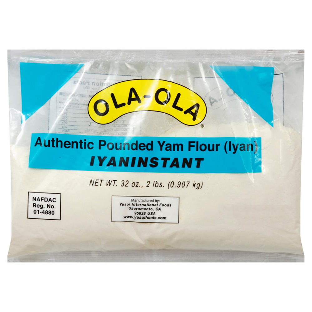 OLA-OLA Authentic Pounded Yam Flour, 2 lb