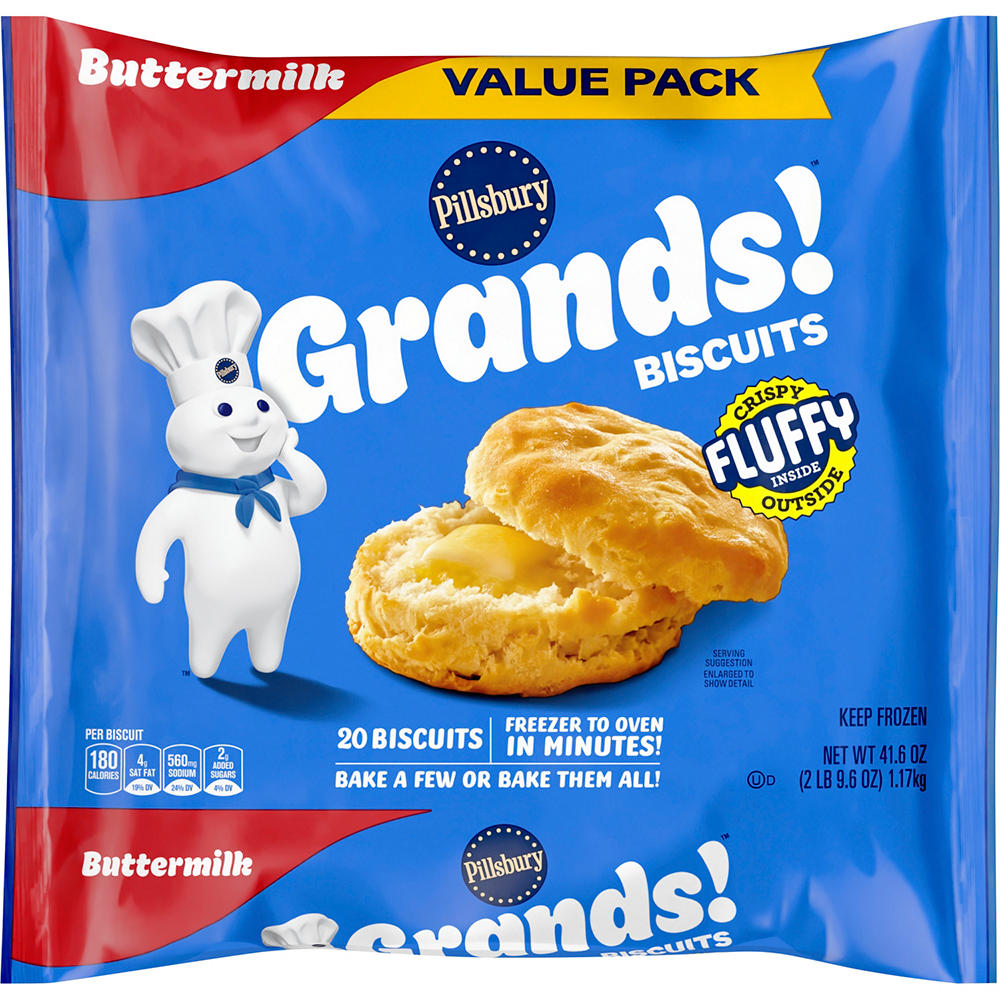 Pillsbury Grands! Buttermilk Biscuits Value Pack, 20 ct