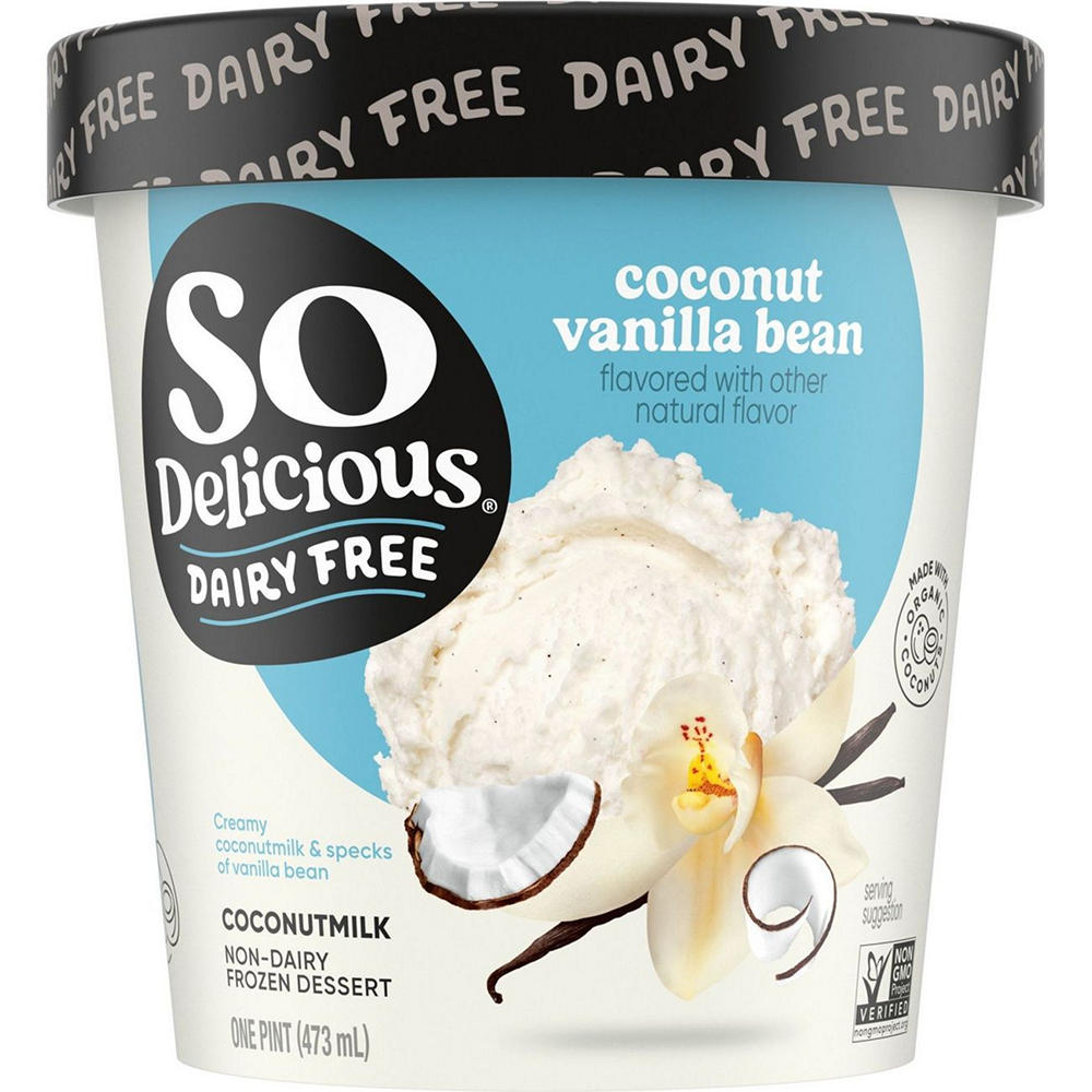 So Delicious Dairy Free Coconut Vanilla Bean Frozen Dessert, 1 pt