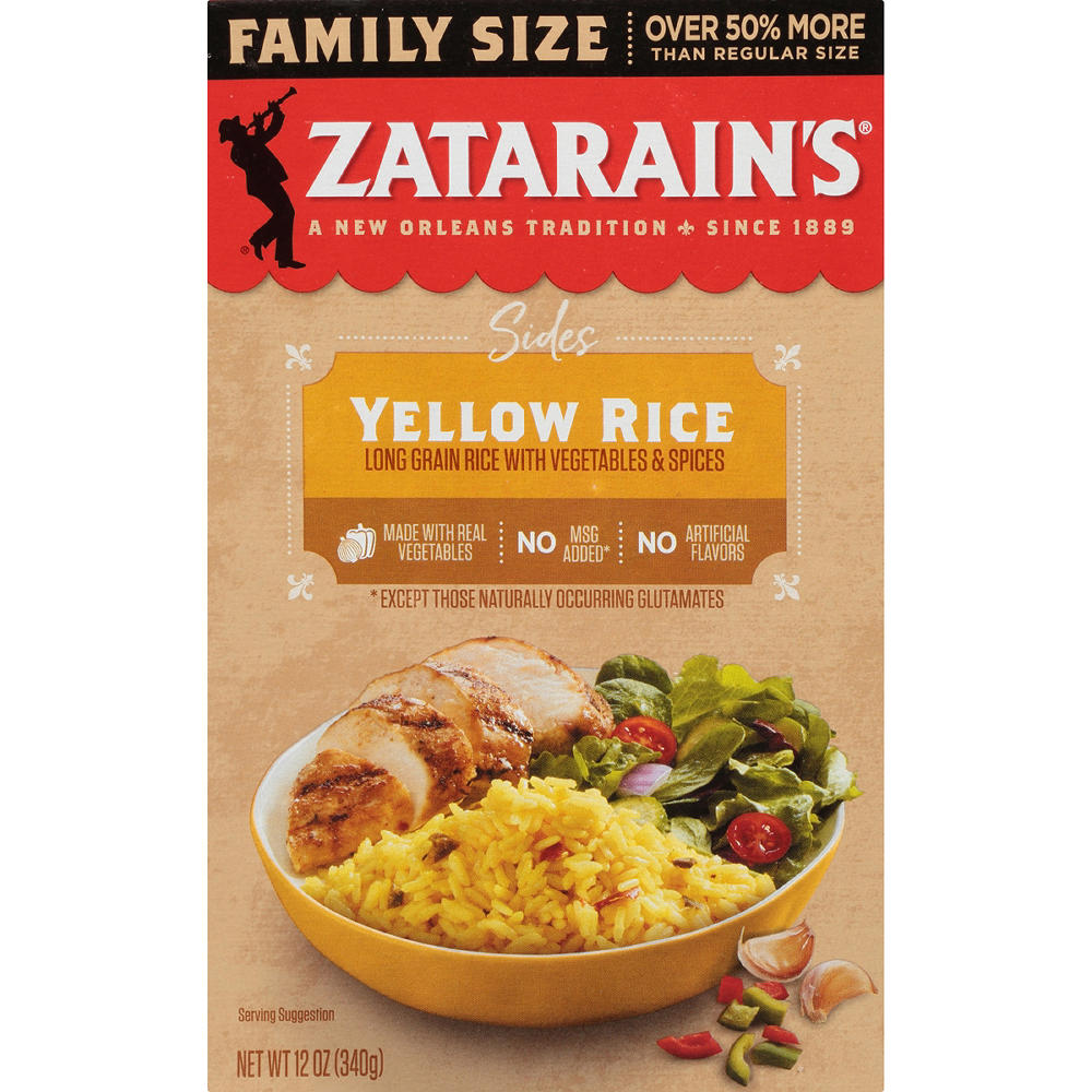 Zatarain's Yellow Rice Family Size, 15 oz