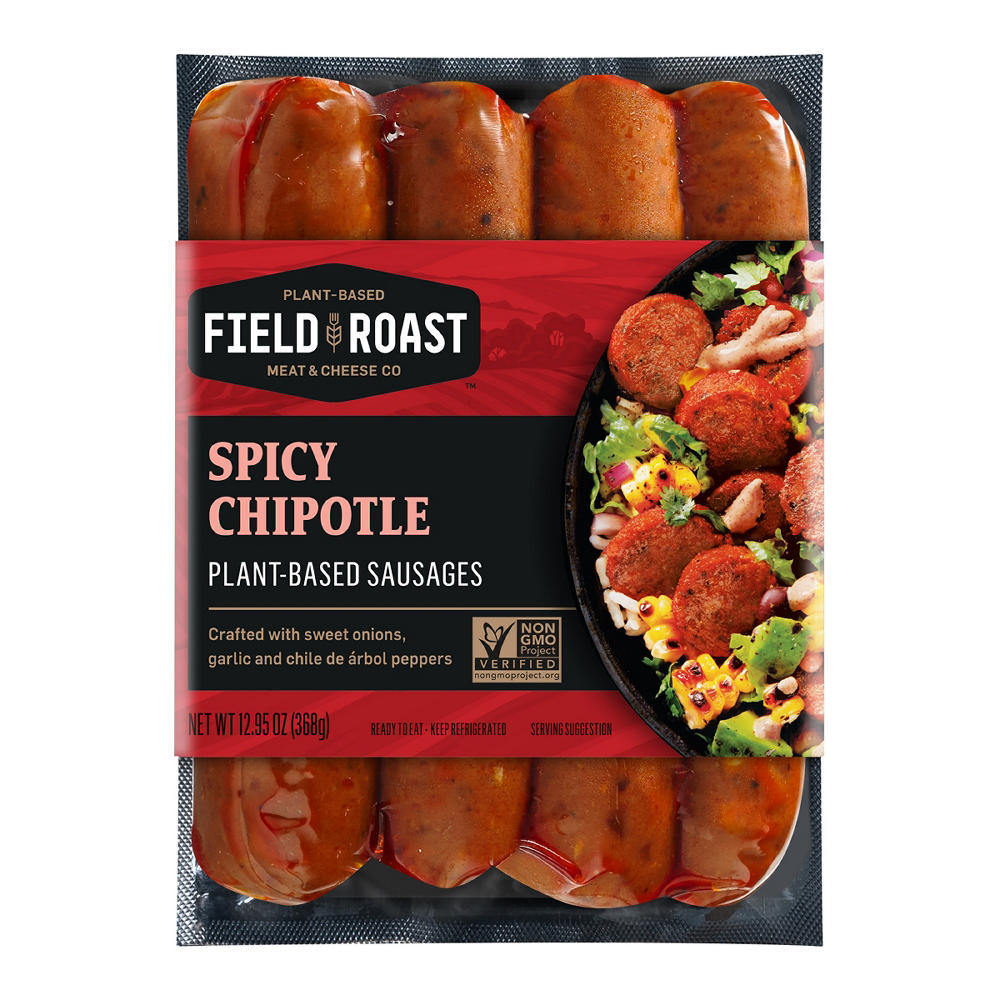 Field Roast Spicy Mexican Chipotle Plant-Based Sausages , 4 ct