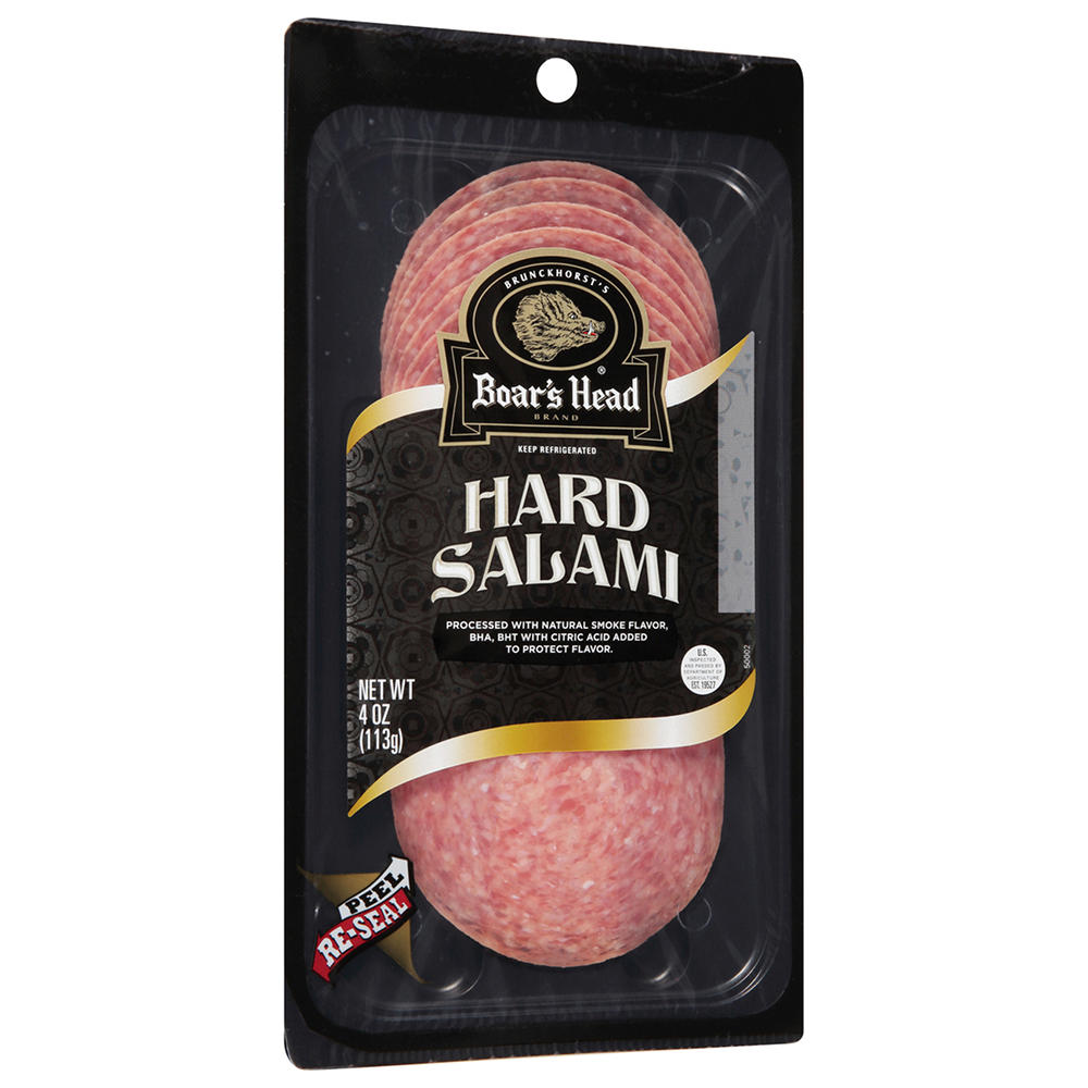 Boar's Head Hard Salami Presliced, 4 oz