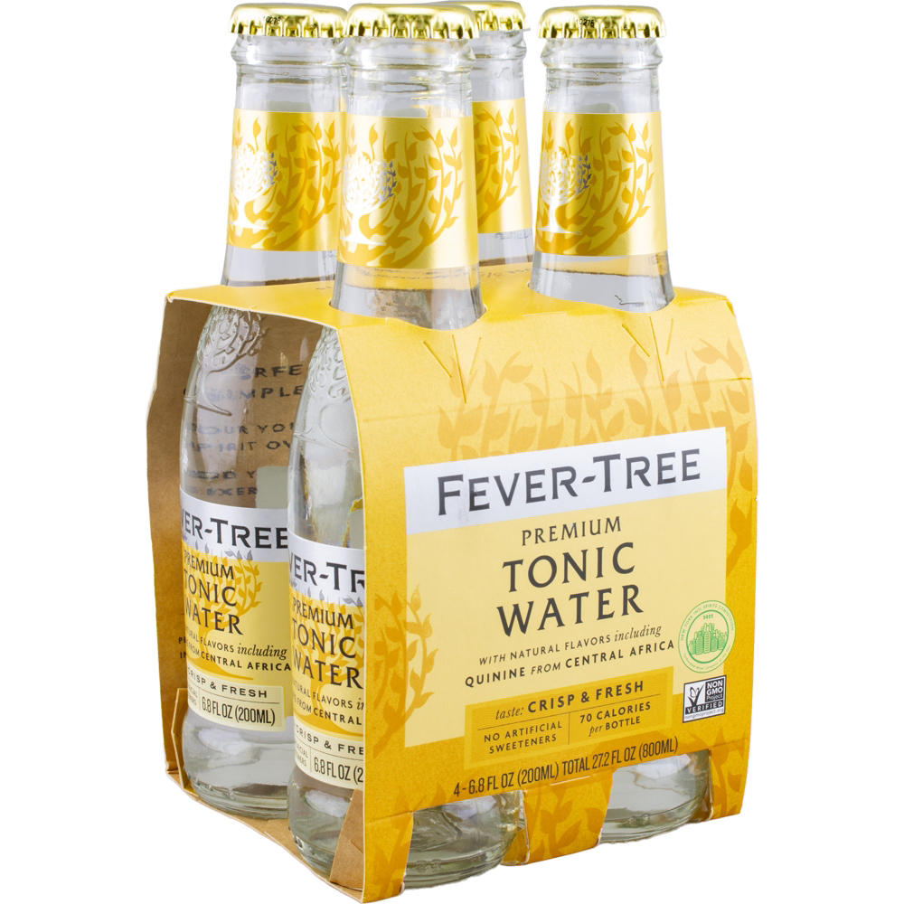 Fever-Tree Premium Indian Tonic Water 4 pk Bottles, 6.8 oz