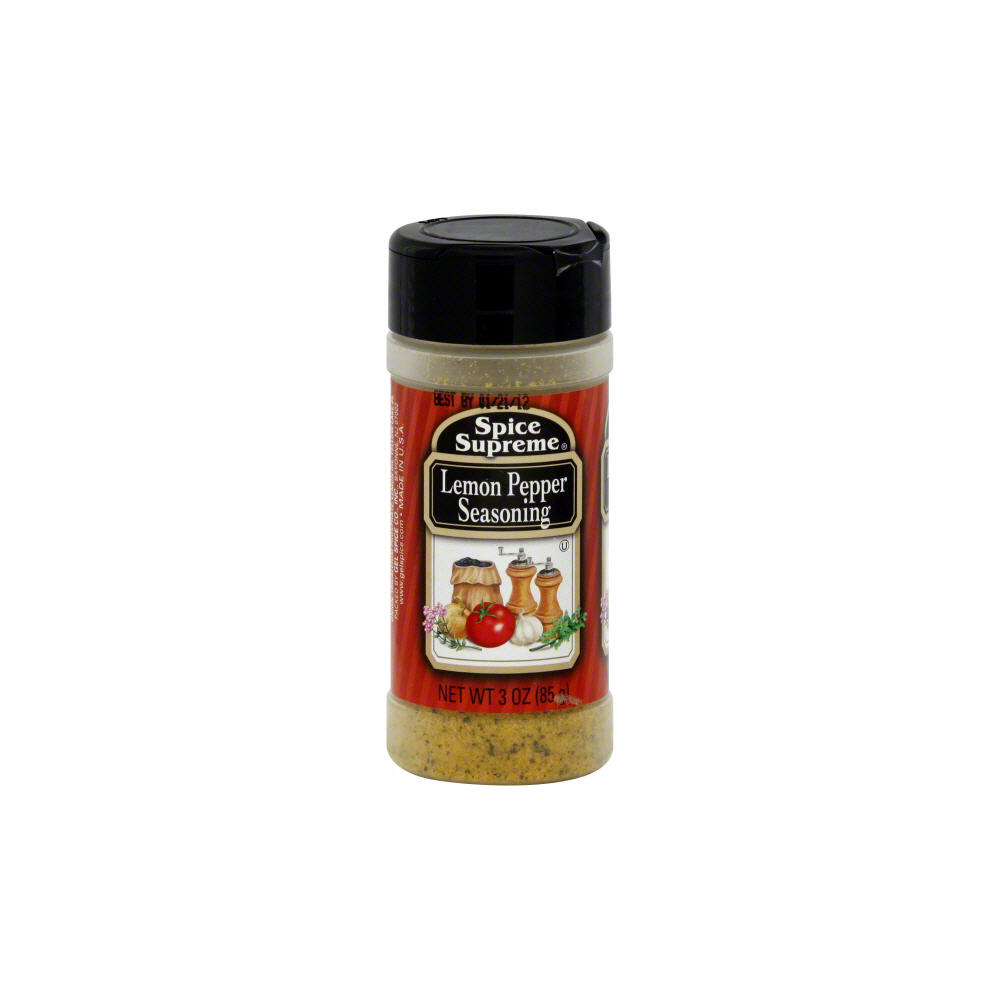 Spice Supreme Lemon Pepper Seasoning, 3 oz