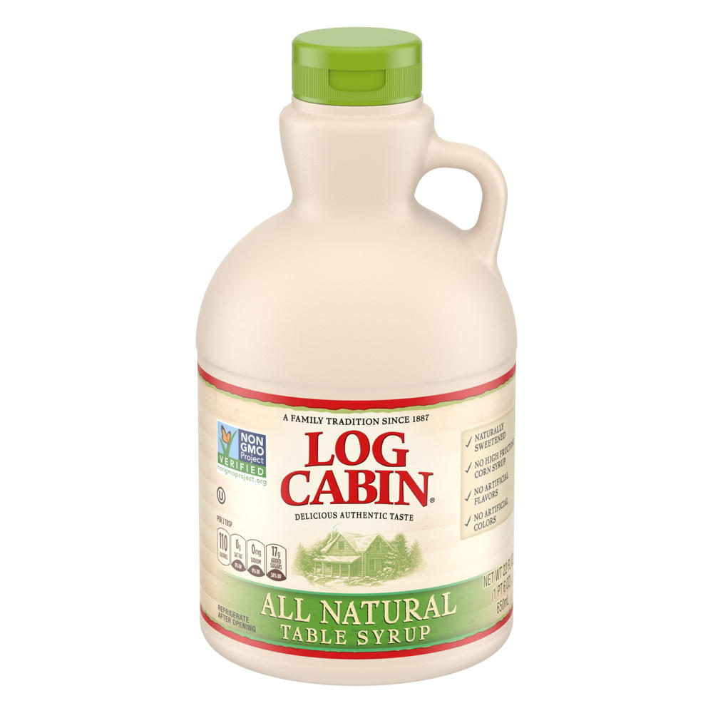 Log Cabin All Natural Table Syrup, 22 oz