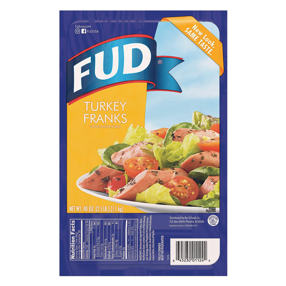 FUD Turkey Franks, 20 ct