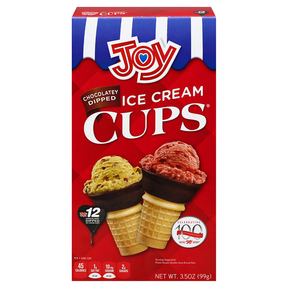 Joy Chocolatey Dipped Cake Cones, 12 ct
