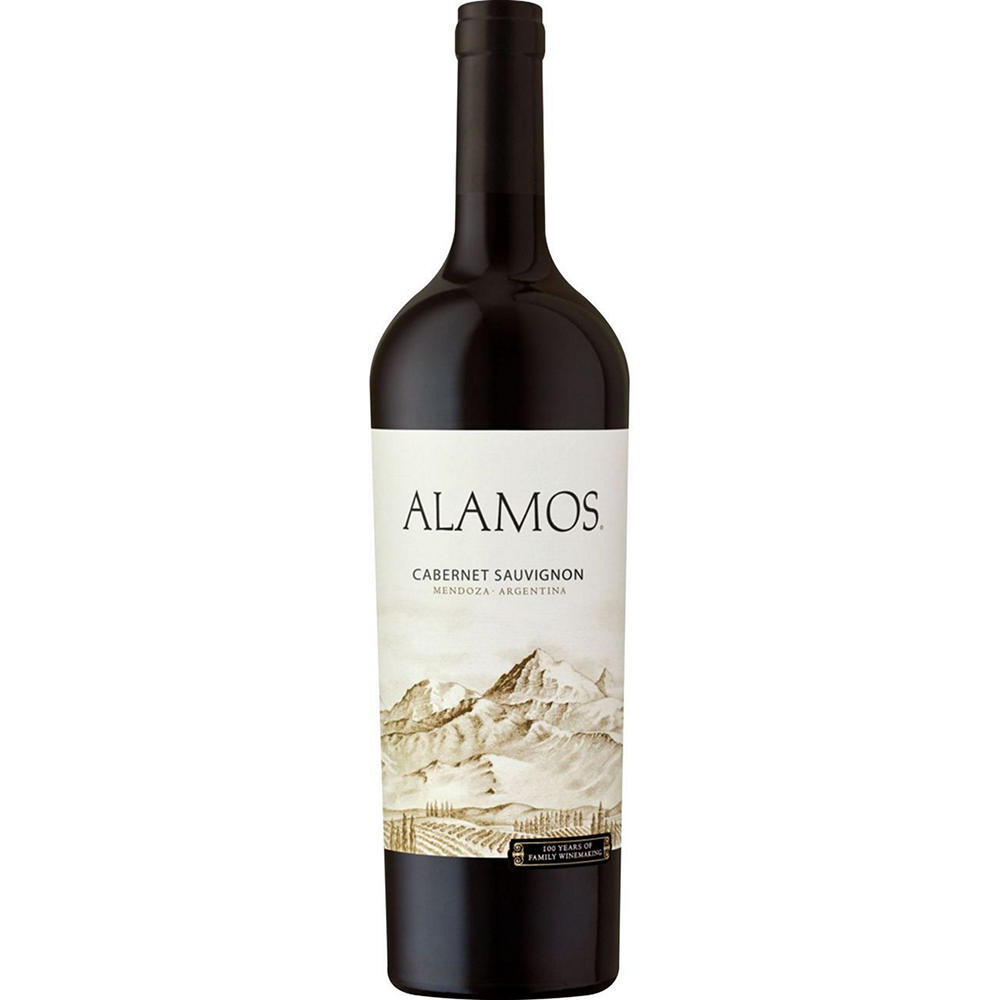 Alamos Cabernet Sauvignon Argentina Red Wine, 750 mL