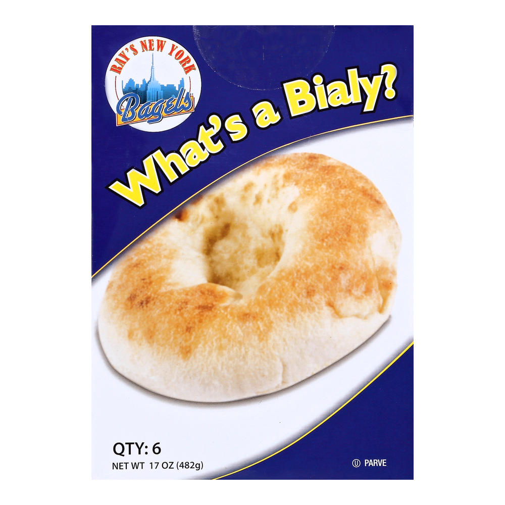 Rays New York Bagels What's a Bialy?, 6 ct
