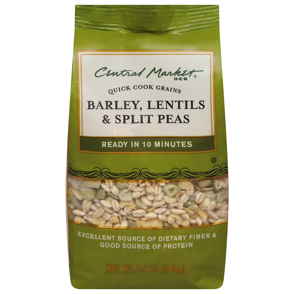 Central Market Barley Lentils & Split Peas Quick Cook Grains, 8.8 oz
