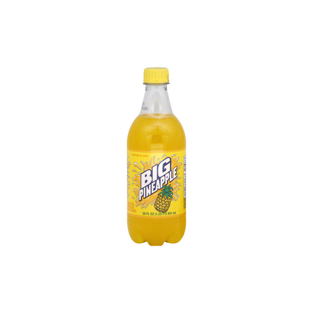 Big Pineapple Soda, 20 oz