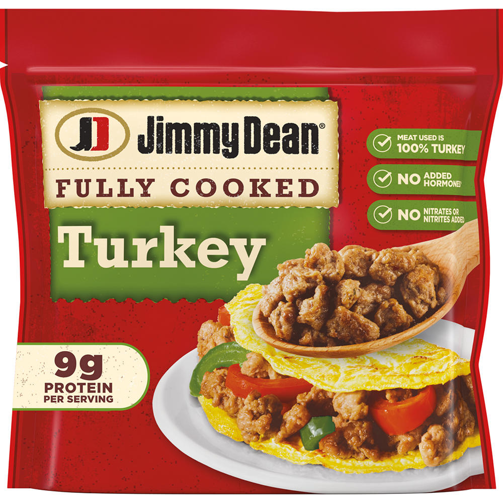 Jimmy Dean Fully Cooked Turkey Breakfast Sausage Crumbles, 9.6 oz