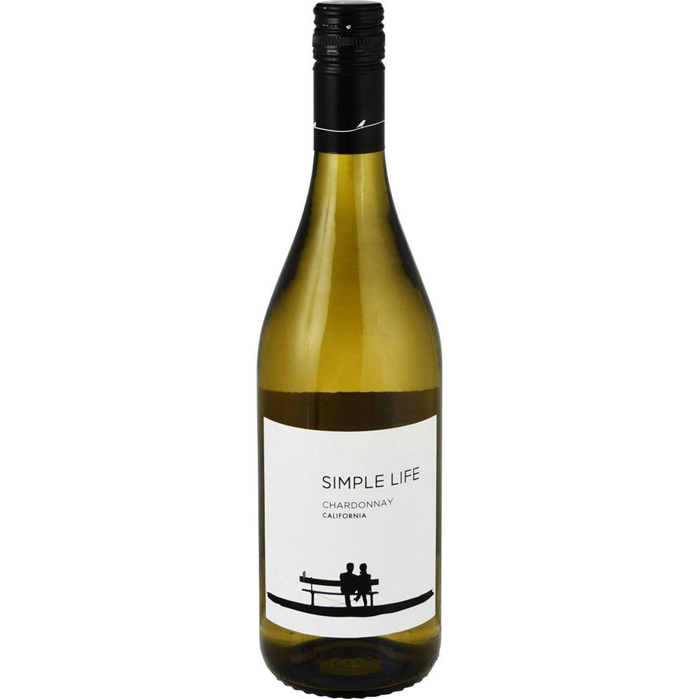 Simple Life Chardonnay California White Wine, 750 mL