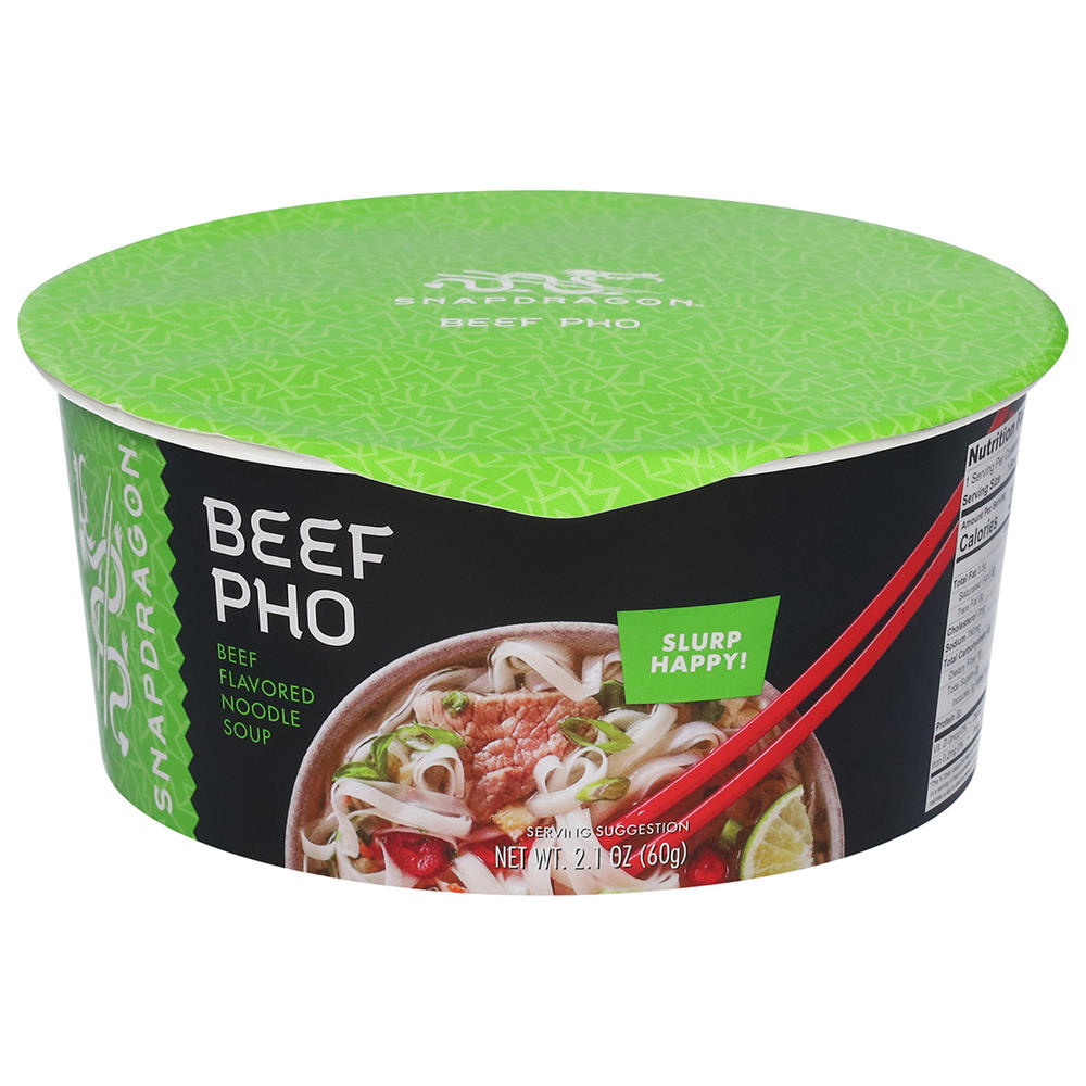 Snapdragon Vietnamese Beef Pho Rice Noodle Soup Bowl, 2.1 oz