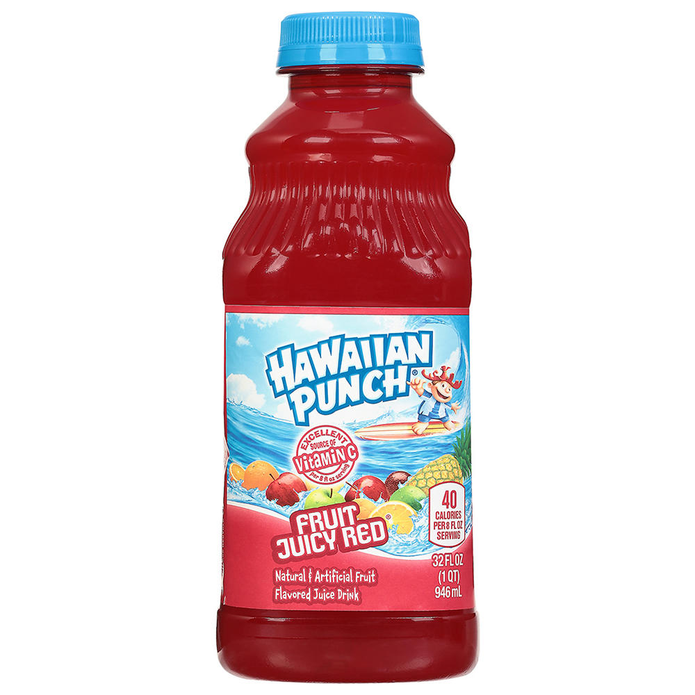 Hawaiian Punch Fruit Juicy Red, 32 oz
