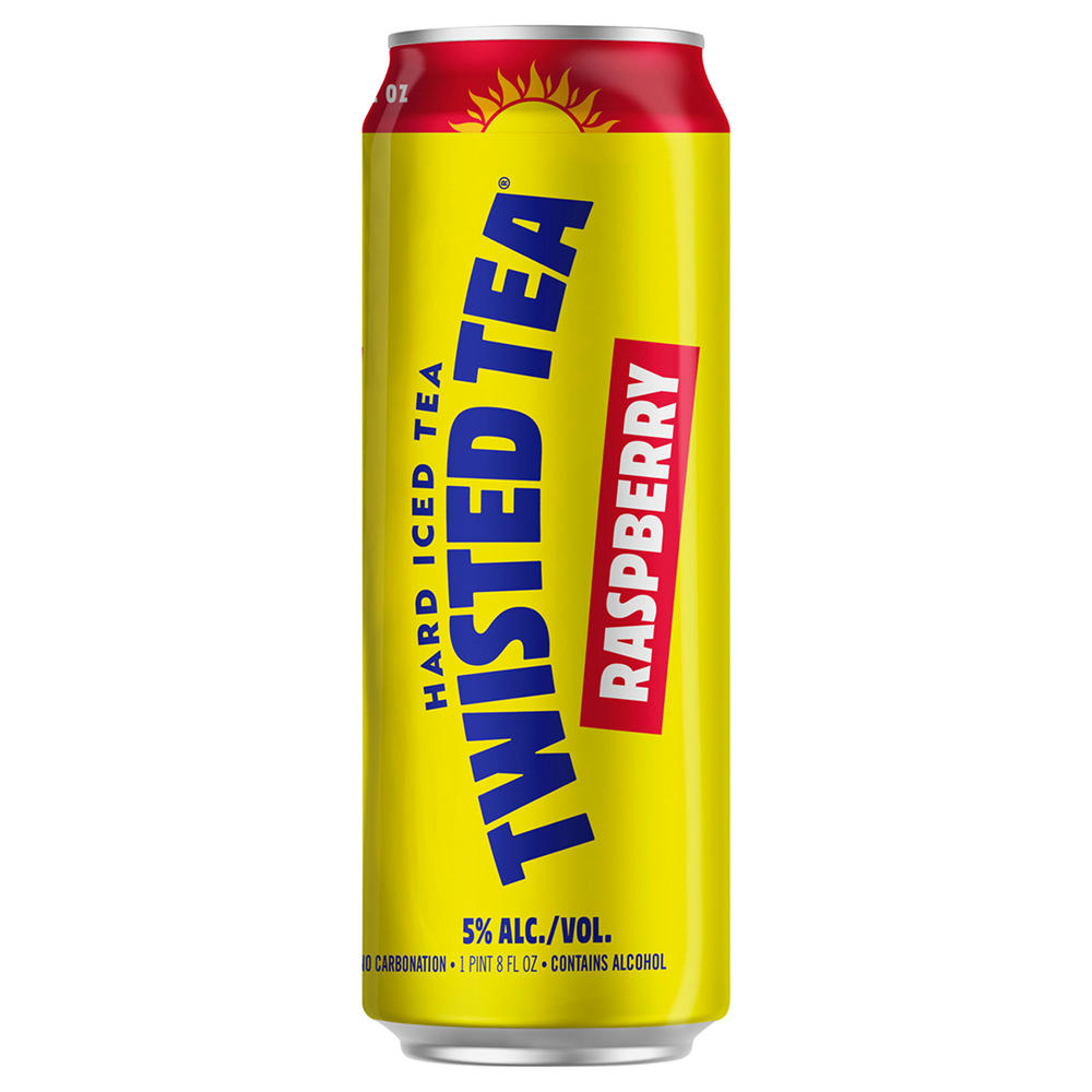 Twisted Tea Raspberry Hard Iced Tea, 24 oz