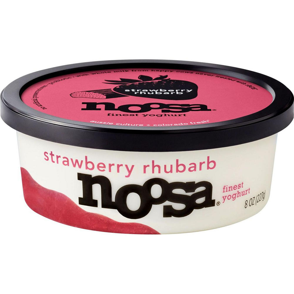 Noosa Strawberry Rhubarb Yoghurt, 8 oz