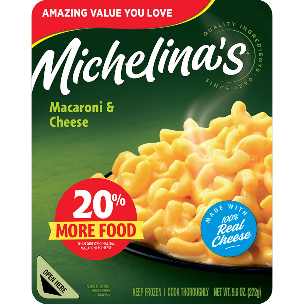 Michelina's Macaroni & Cheese Frozen Meal, 9.6 oz