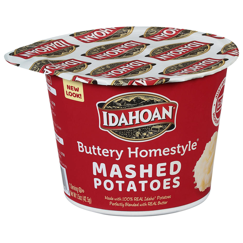 Idahoan Microwaveable Buttery Homestyle Mashed Potatoes, 1.5 oz