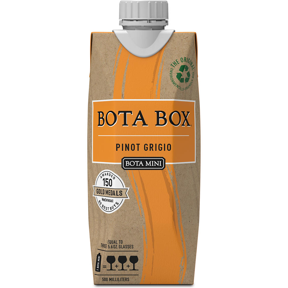 Bota Box Pinot Grigio California White Wine, 500 mL