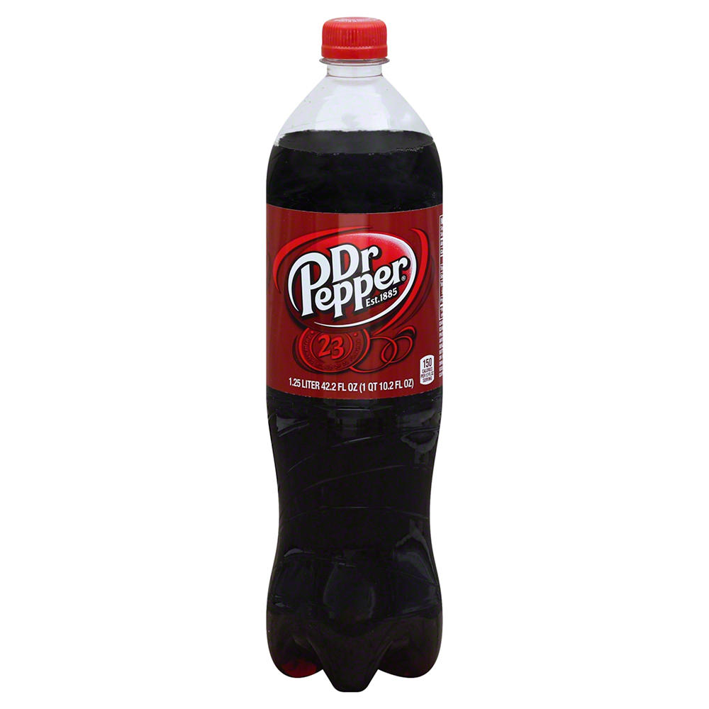 Dr Pepper Soda, 1.25 L