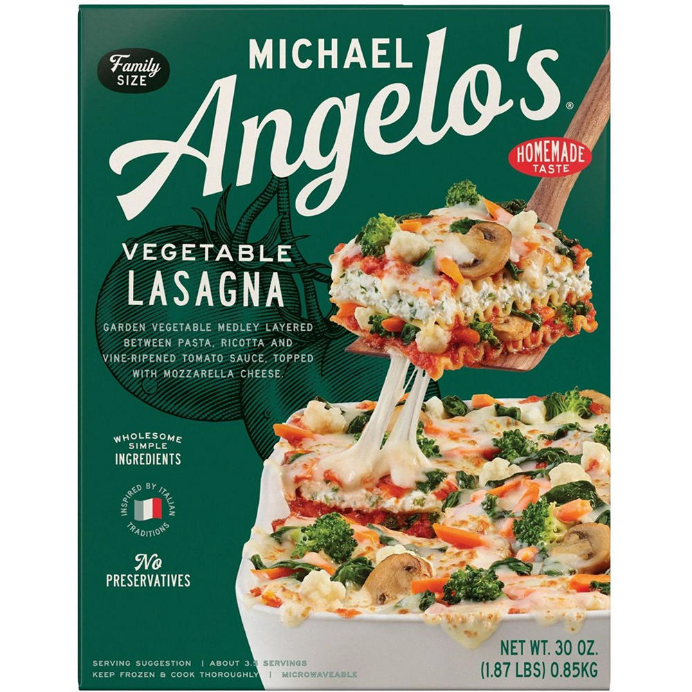 Michael Angelo's Vegetable Lasagna - Family Size, 30 oz