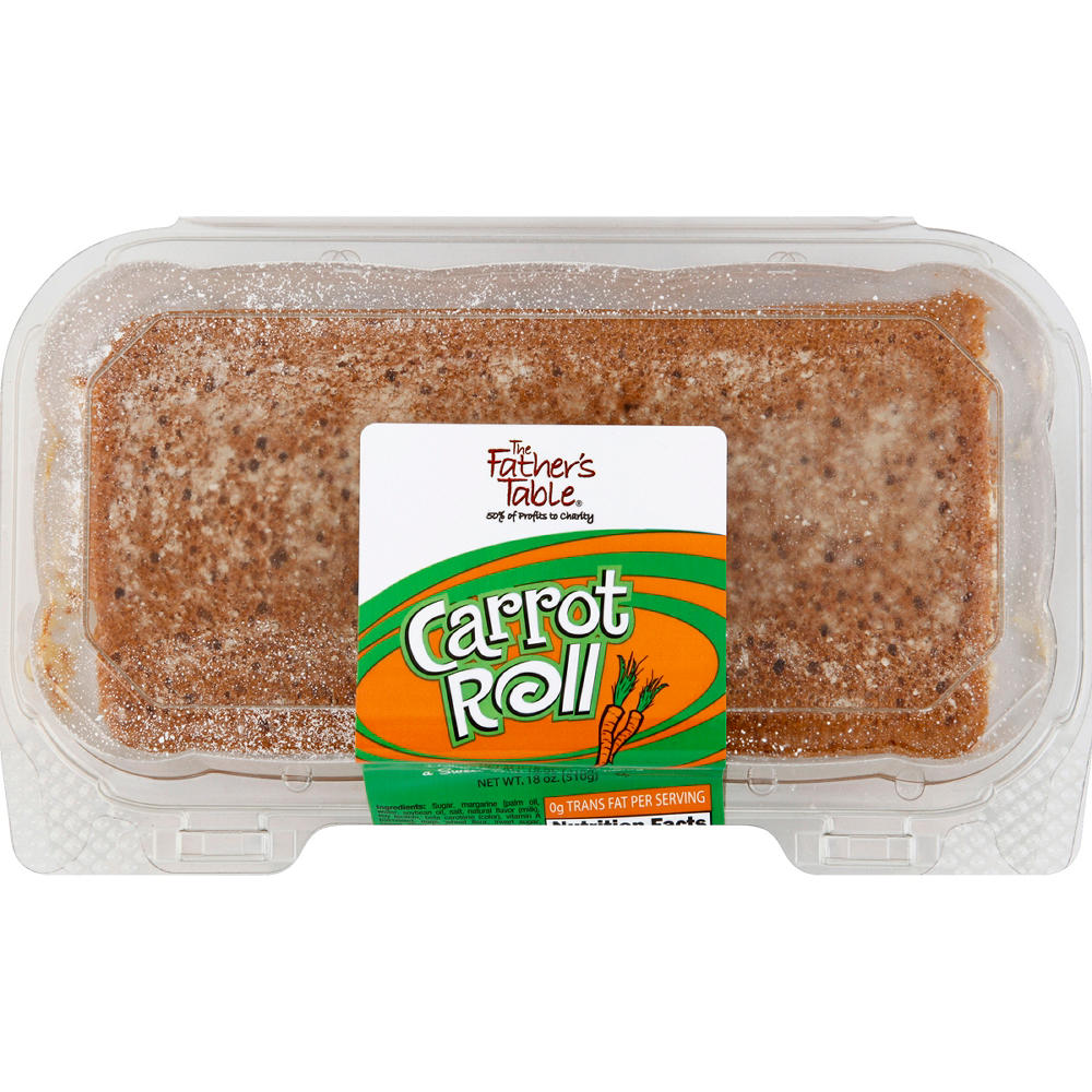 The Father's Table Carrot Cake Roll, 18 oz