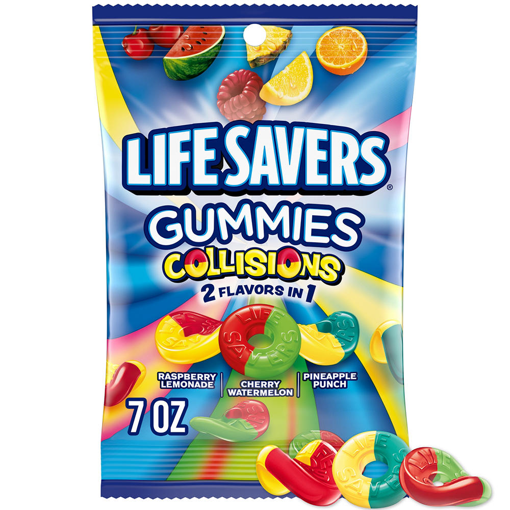 Life Savers Collisions Gummy Candy, 7 oz