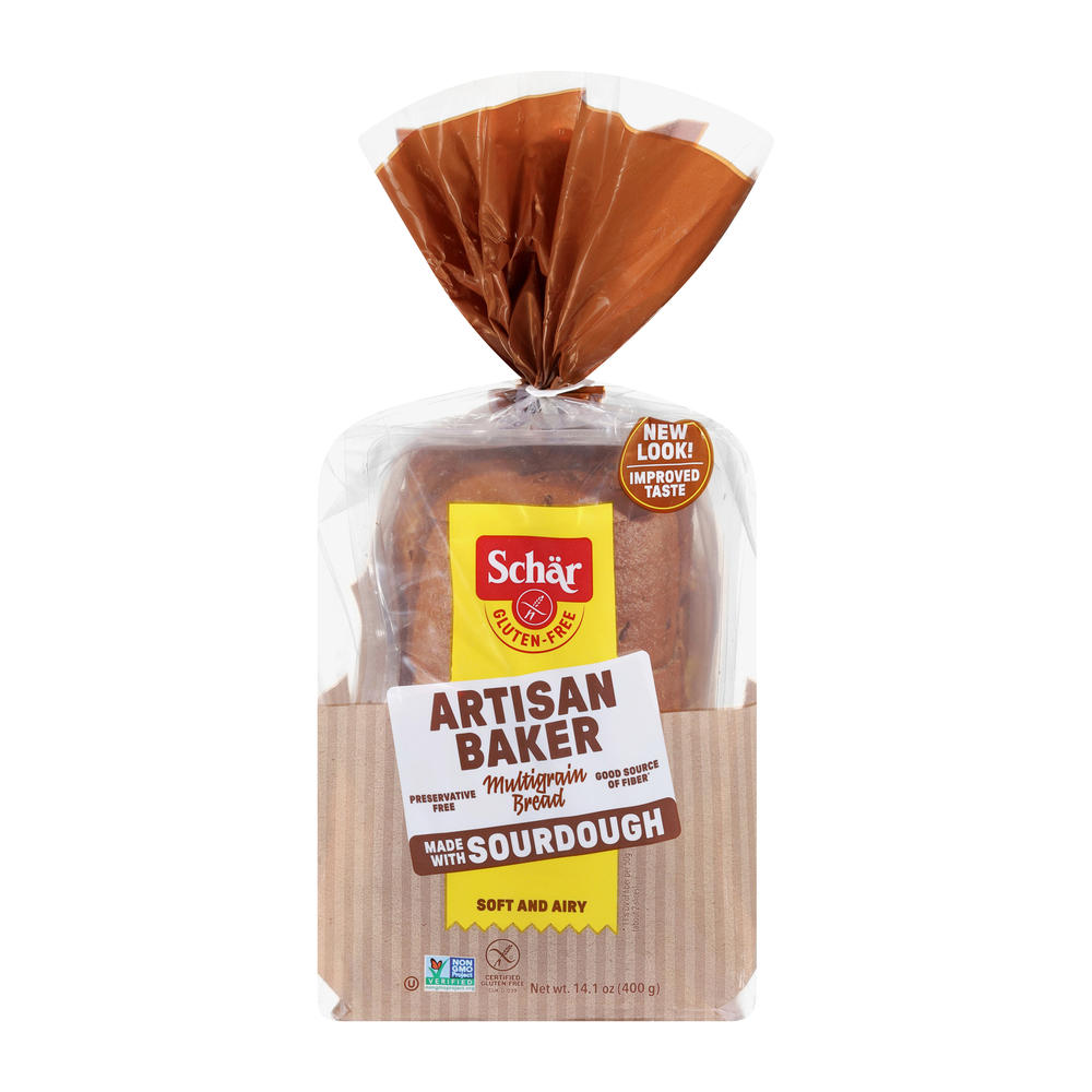 Schar Gluten Free Artisan Baker Multigrain Sliced Bread, 14.1 oz