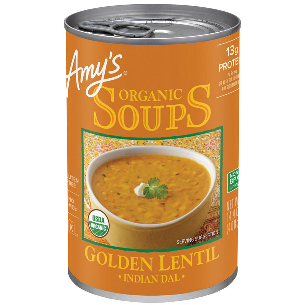 Amy's Indian Dal Golden Lentil Soup, 14.4 oz