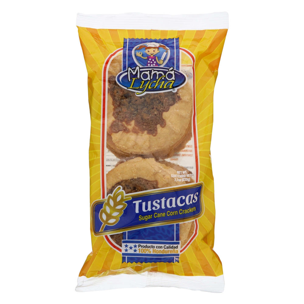 Mama Lycha Tustacas Sugar Cane Corn Crackers, 11 oz
