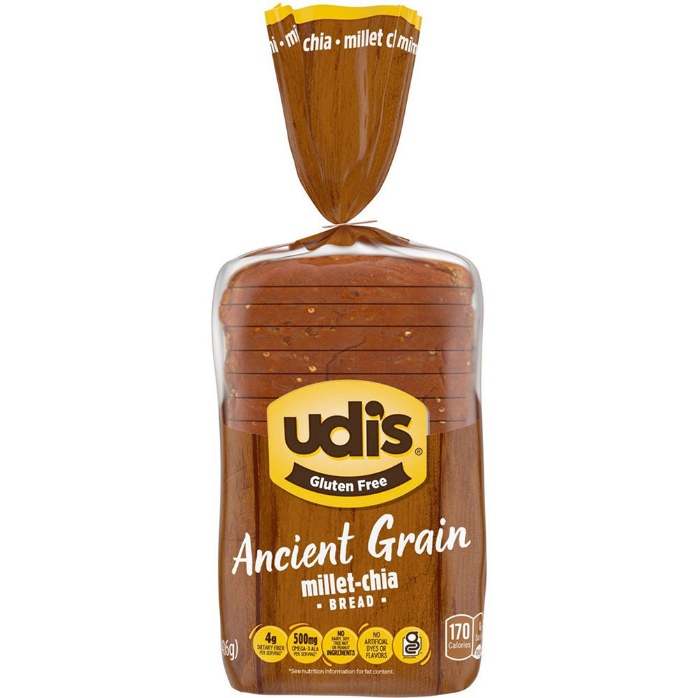 Udi's Gluten Free Millet Chia Bread, 14.3 oz