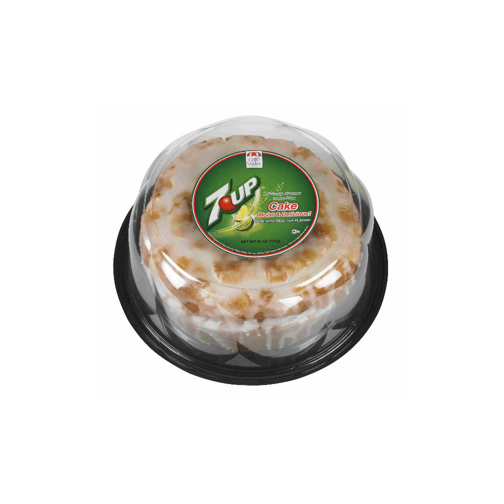 Cafe Valley Bakery 7UP Lemon Lime Flavored Bundt Cake, 26 oz