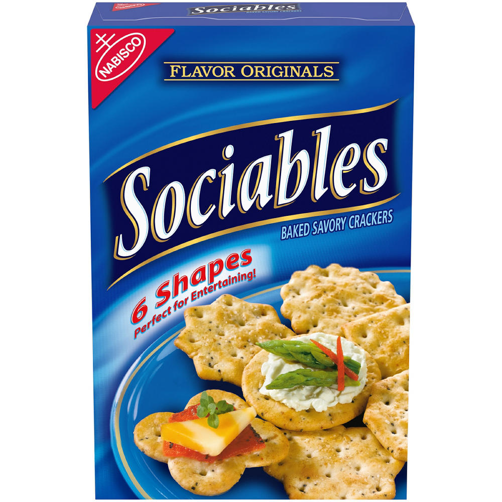 Sociables Sociables Baked Savory Crackers, 7.5 oz