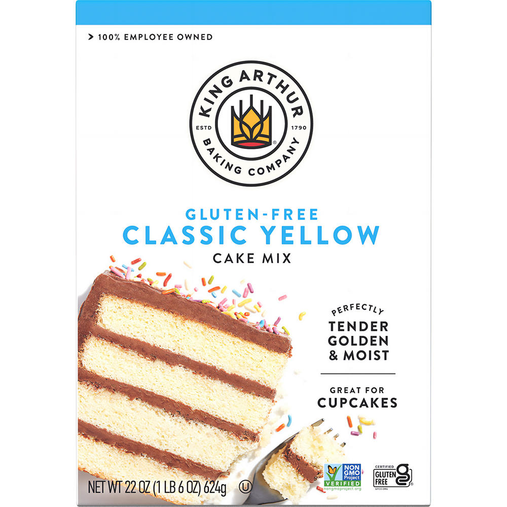 King Arthur Gluten Free Yellow Cake Mix, 22 oz