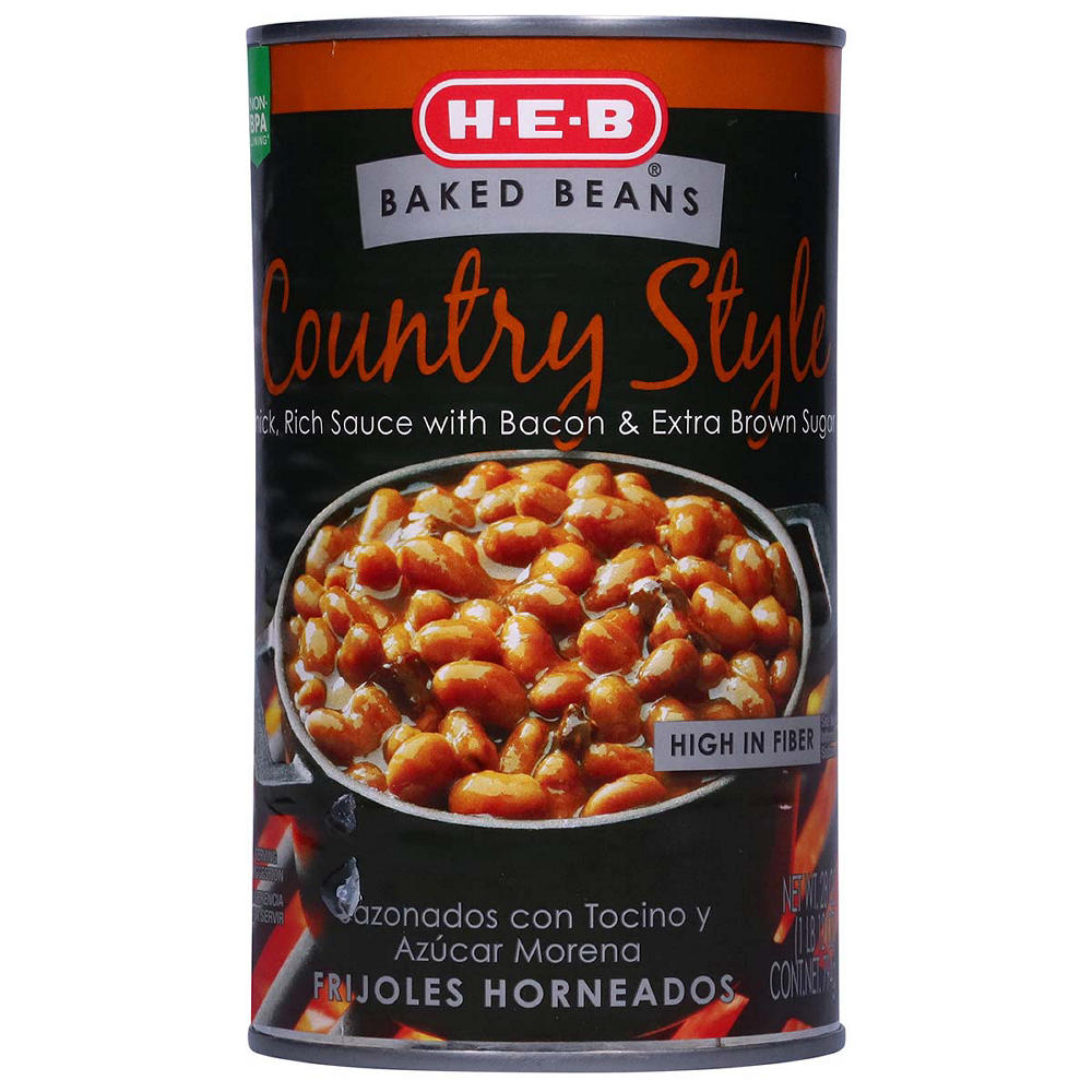 H-E-B Country Style Baked Beans, 28 oz