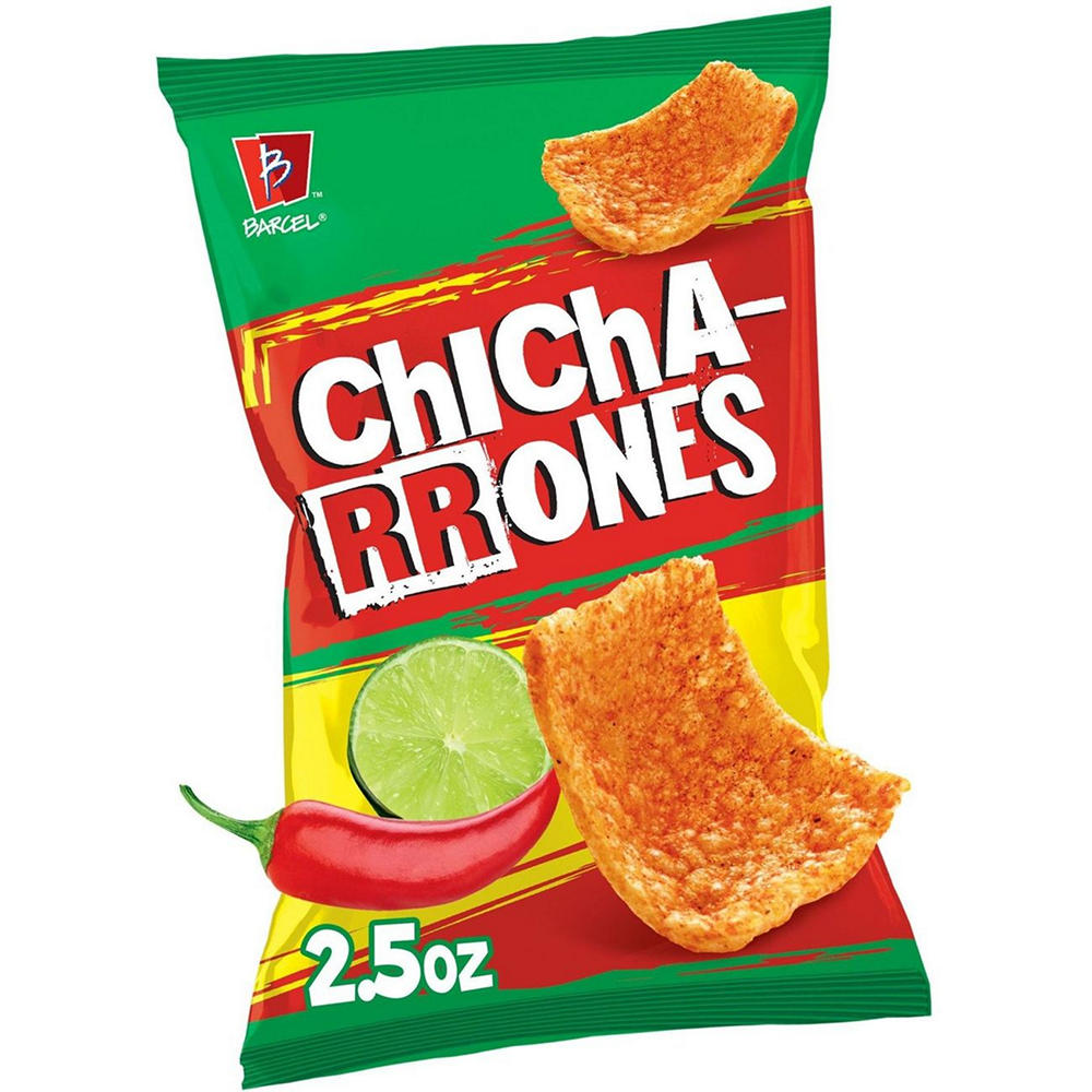 Barcel Chicharrones Chili Pepper & Lime Puffed Wheat Snack, 2.5 oz
