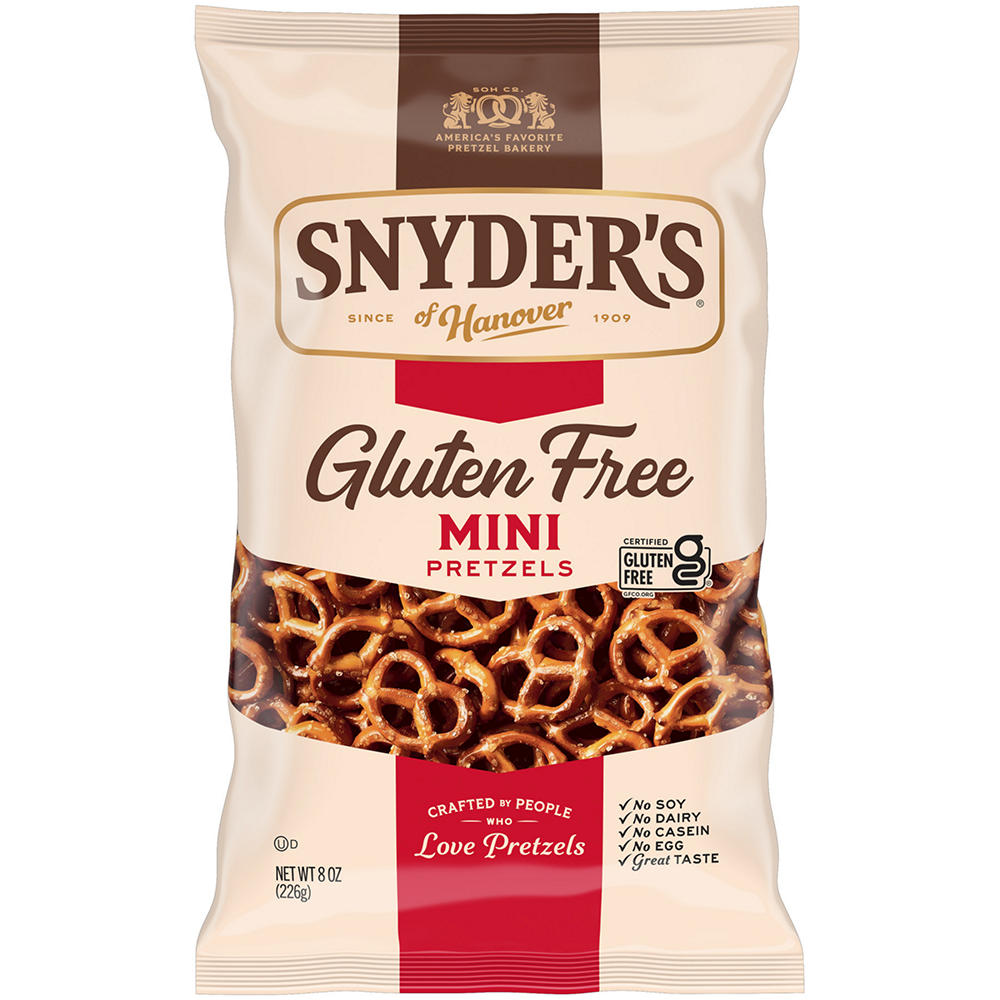 Snyder's of Hanover Gluten Free Mini Pretzels, 8 oz