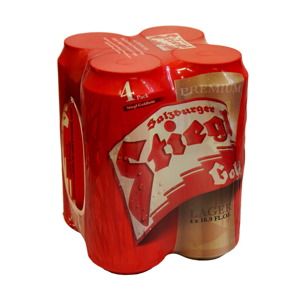 Stiegl Goldbrau Beer 4 pk Cans, 16.9 oz