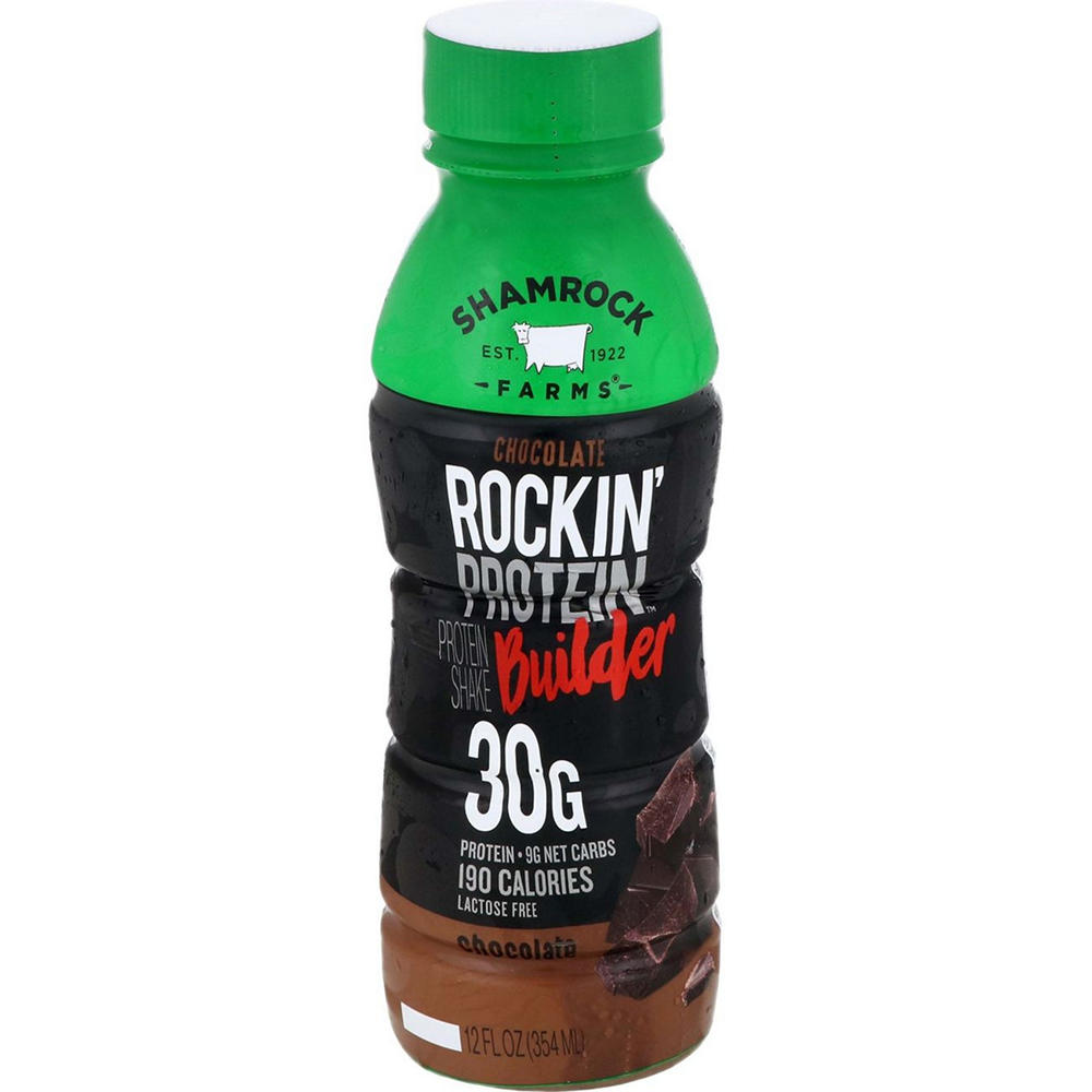 Shamrock Farms Rockin' Refuel Muscle Builder Chocolate Protein Milk Beverage, 12 oz